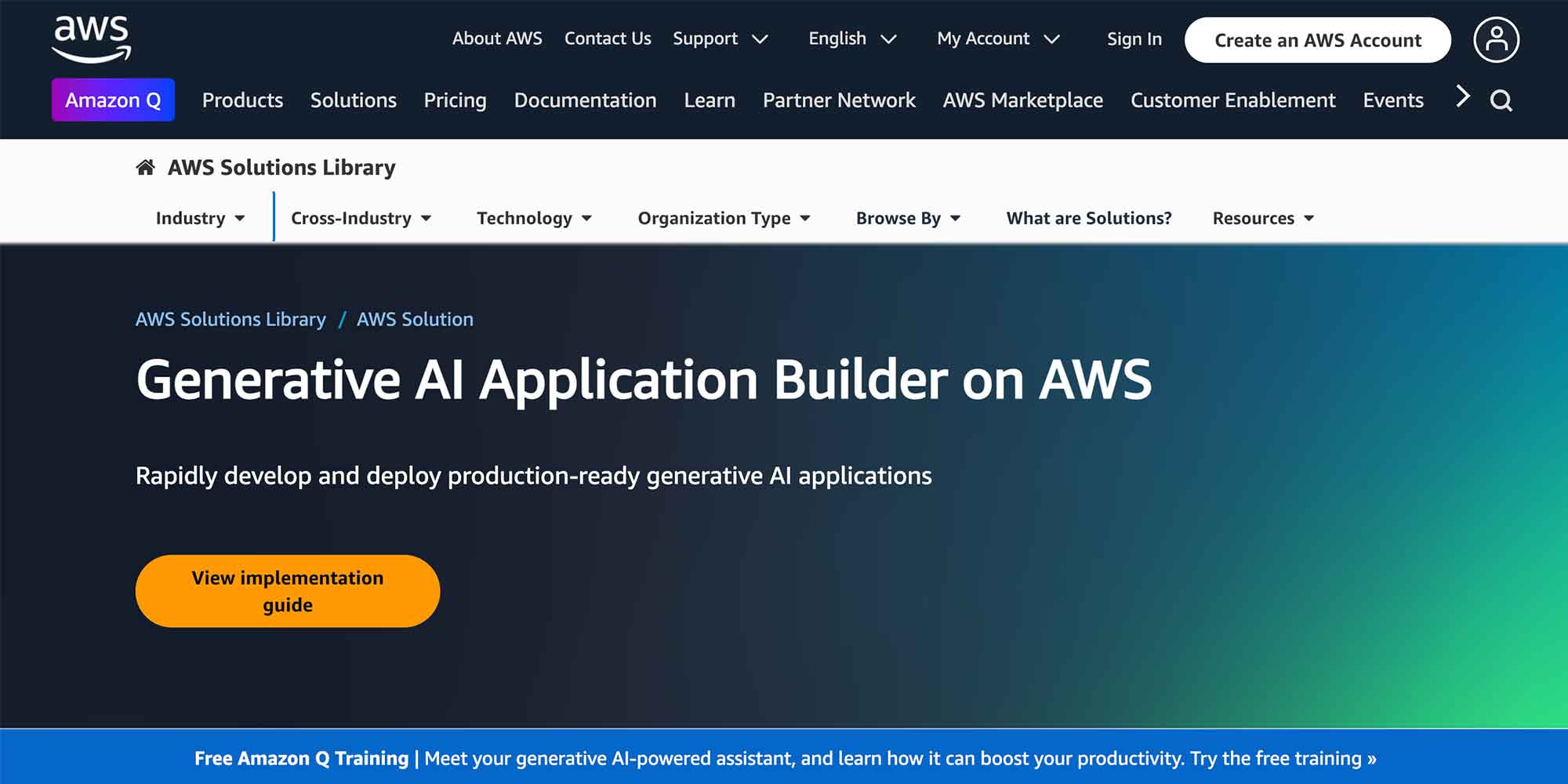 Generative AI Application Builder on AWS